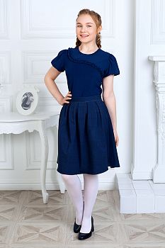 Блузка "Елена",синий