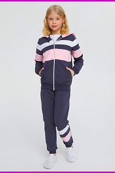 Спортивный костюм "Лагори",серо-розовый