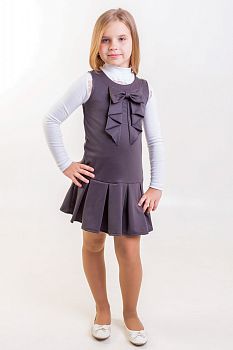 Сарафан "Эрика", темно-серый