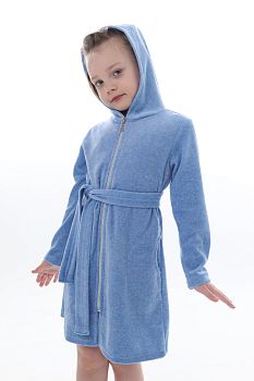 Халат "Милана",голубой
