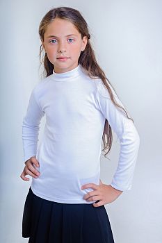 Водолазка "Однотонная", белый